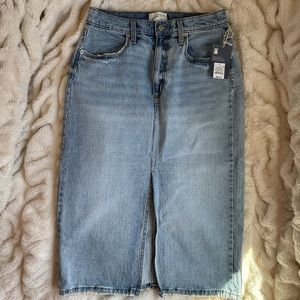 TARGET DENIM MIDI SKIRT